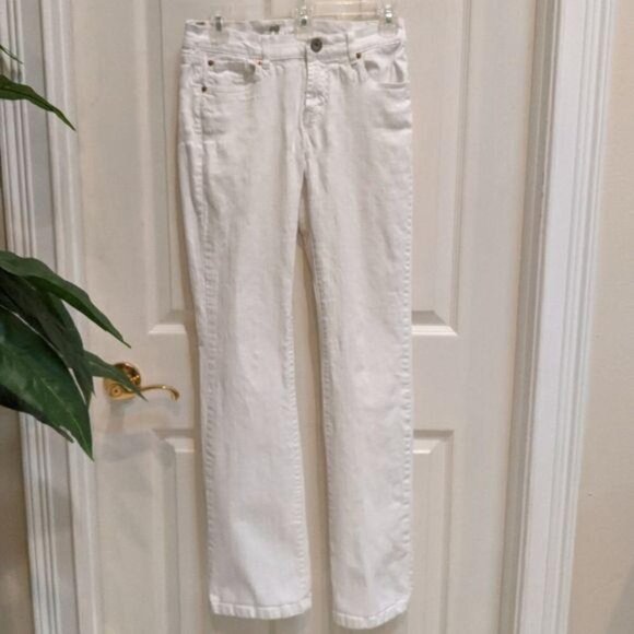 7 For All Mankind White Skinny Jeans Size 29 - Picture 1 of 12